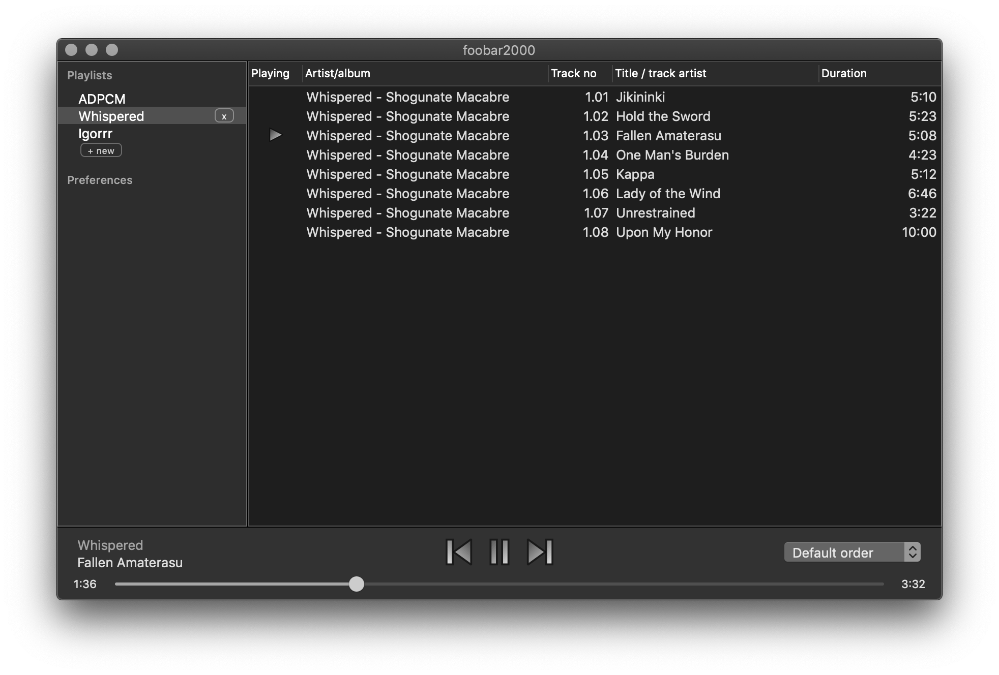 audio player for mac os x free download